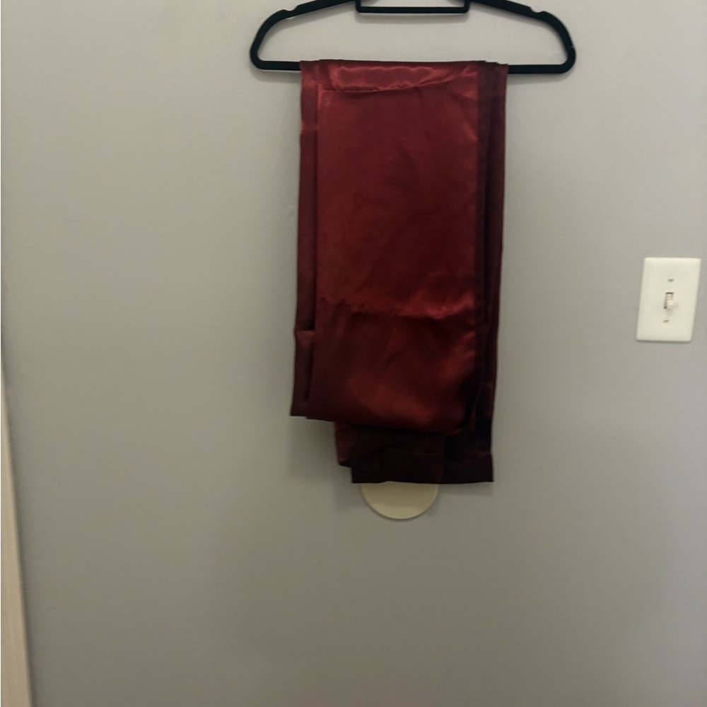 Elegant burgandy blackout energy saving curtain panel - Picture 4 of 10
